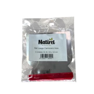 Espatulas Carrocero Inox  4 Und  50 80 100 y 120mm